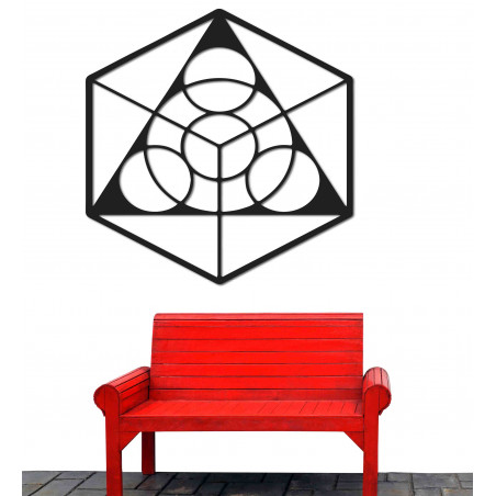 Weltraummalerei an der Wand aus Sperrholz, Größe von 50 bis 90 cm