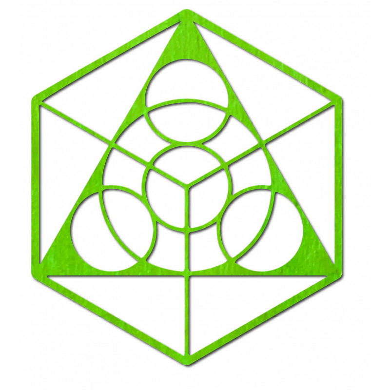 Weltraummalerei an der Wand aus Sperrholz,...