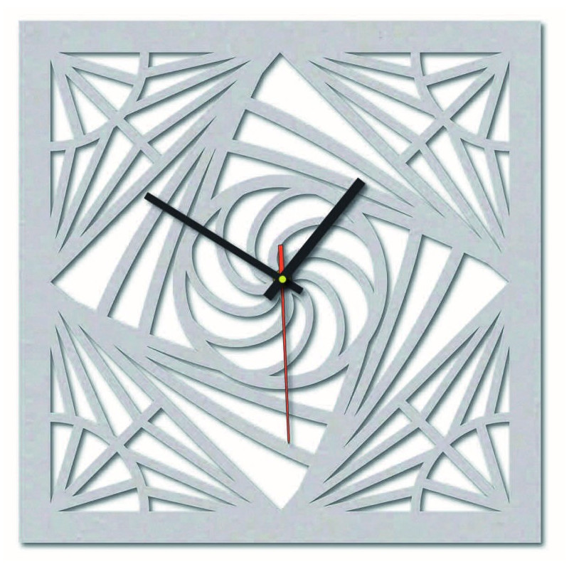 Sentop - MDF Wanduhr für Küche HDF16 und schwarz