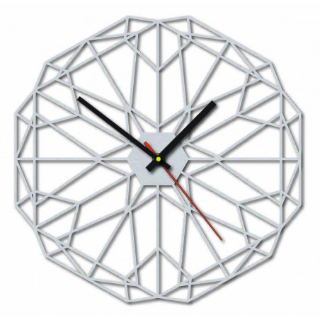 Sentop - MDF Wanduhr für Wohnzimmer HDKF017 und schwarz 40 cm