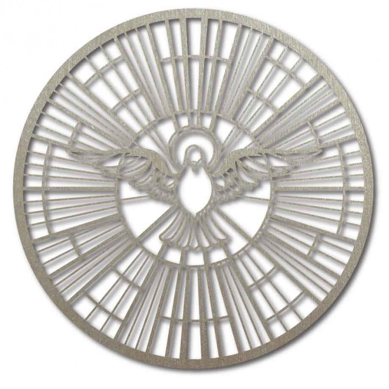 Holzbild einer Taube - Symbol des Heiligen Geistes