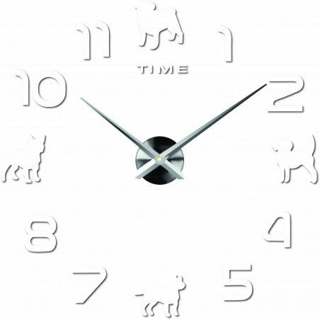 Wanduhr zum Aufkleben