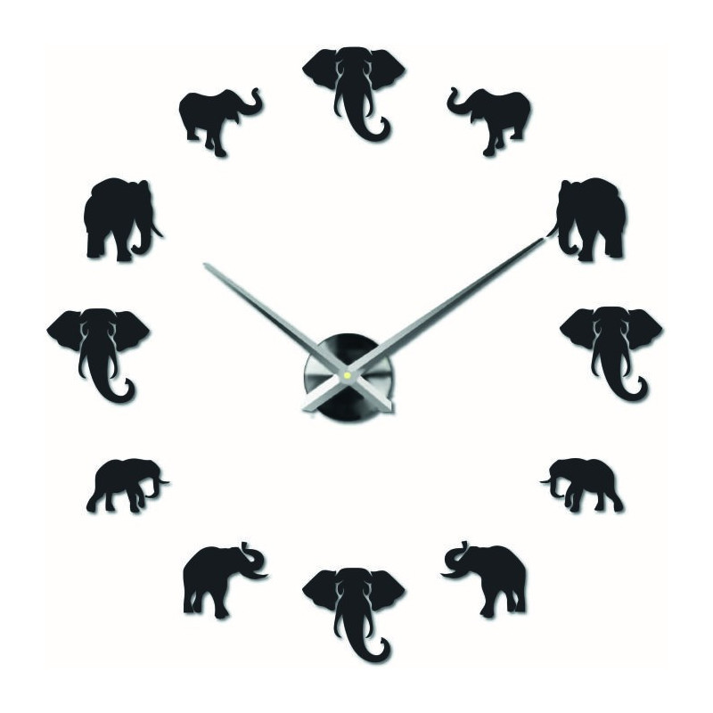 Sentop - Moderne Wanduhr zum Aufkleben an der...