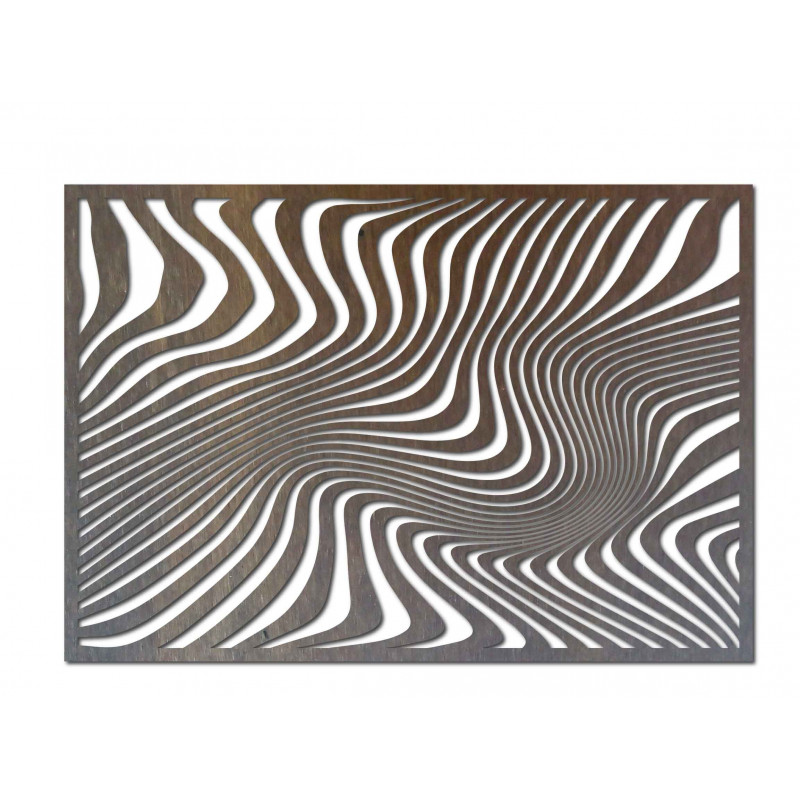 Dekoratives Wandbild Zebra und Schwarz
