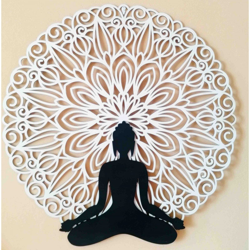 Sentop - Mandala 3D-Bild an der Wand des...