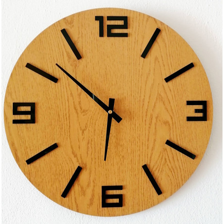 Stilvolle Wanduhr aus Holz – minimalistisches Design – JAKFILD