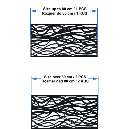 Wandbild aus Holz mit Zweigen - HARABASO
