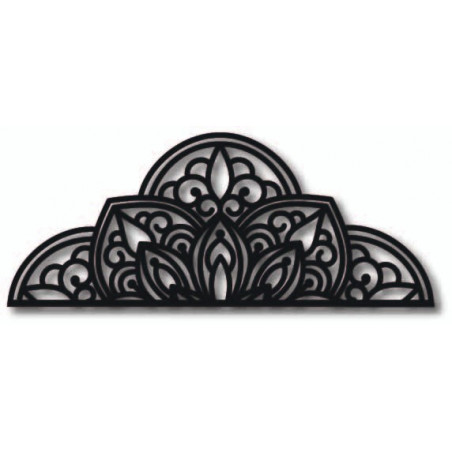 Holzwandbild Halbmandala - BOHEMIA