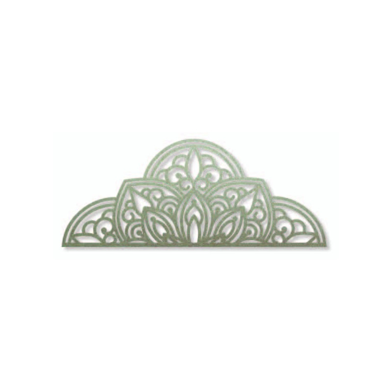 Holzwandbild Halbmandala - BOHEMIA