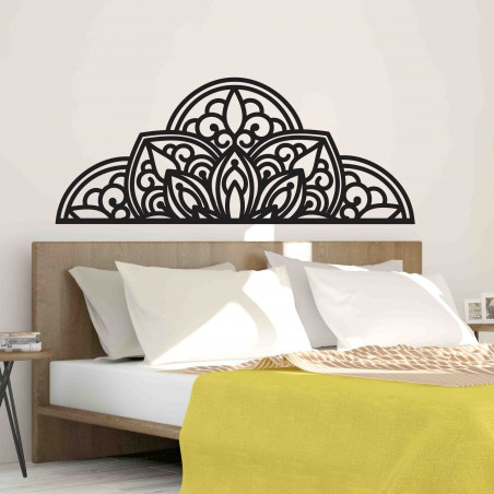 Holzwandbild Halbmandala - BOHEMIA