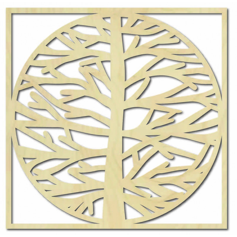 Wandbild Baum im Rahmen MRLVENA