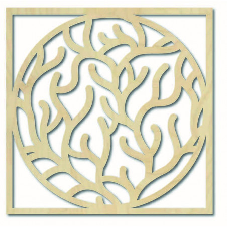 Modernes Wandbild mit Ästen im Rahmen - STEITI