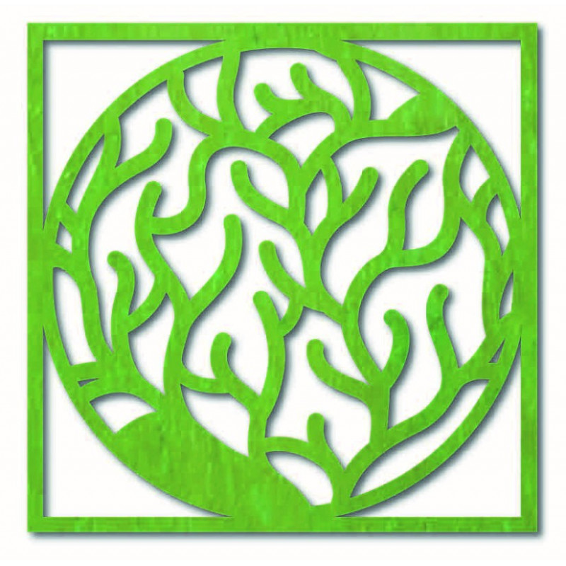 Modernes Wandbild mit Ästen im Rahmen - STEITI