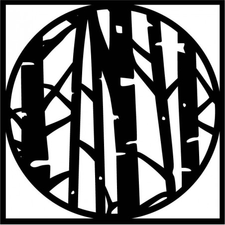 Stylesa - Moderne Wandmalerei aus Sperrholz LLUTF PR0380-A