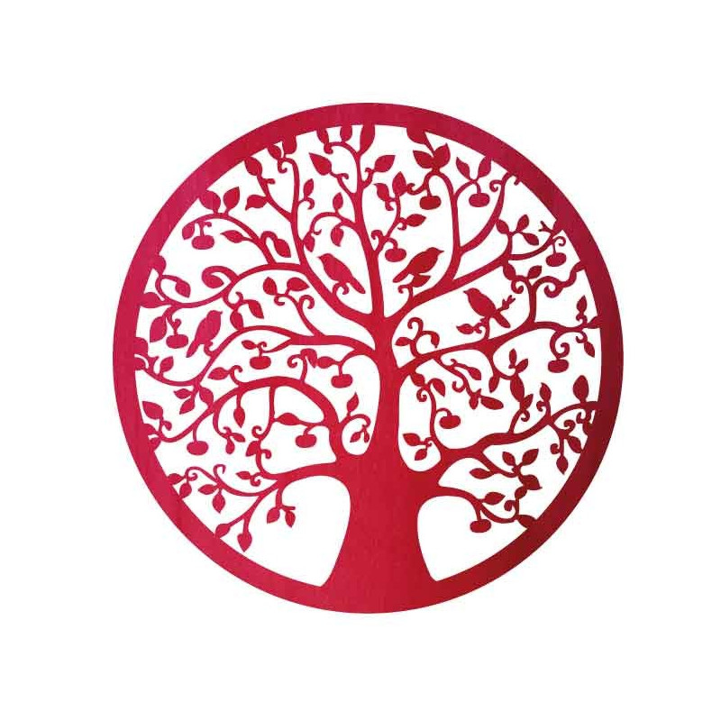 Holzbild eines Baumes und Vögel - HOJNISŤ