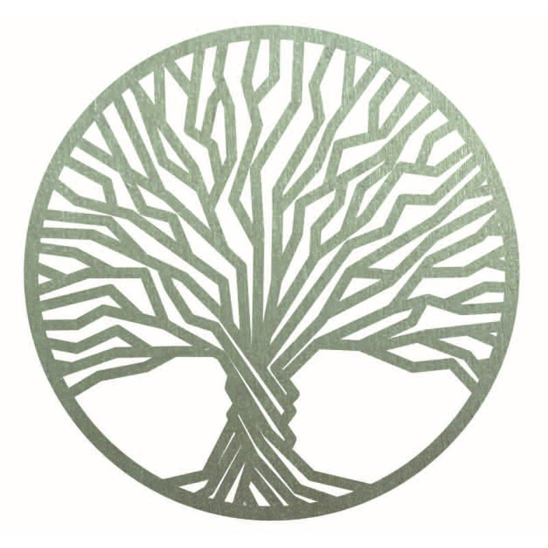 Stylesa - Holzgemälde an einer Baumwand