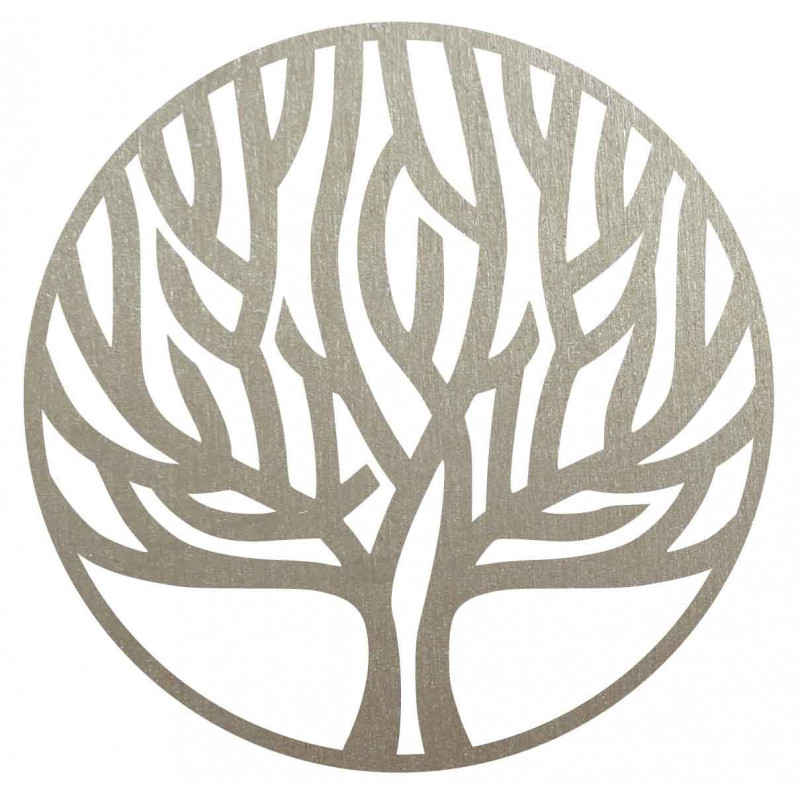 Stilisiertes Holzbild Baum des Lebens - HELFOOLL
