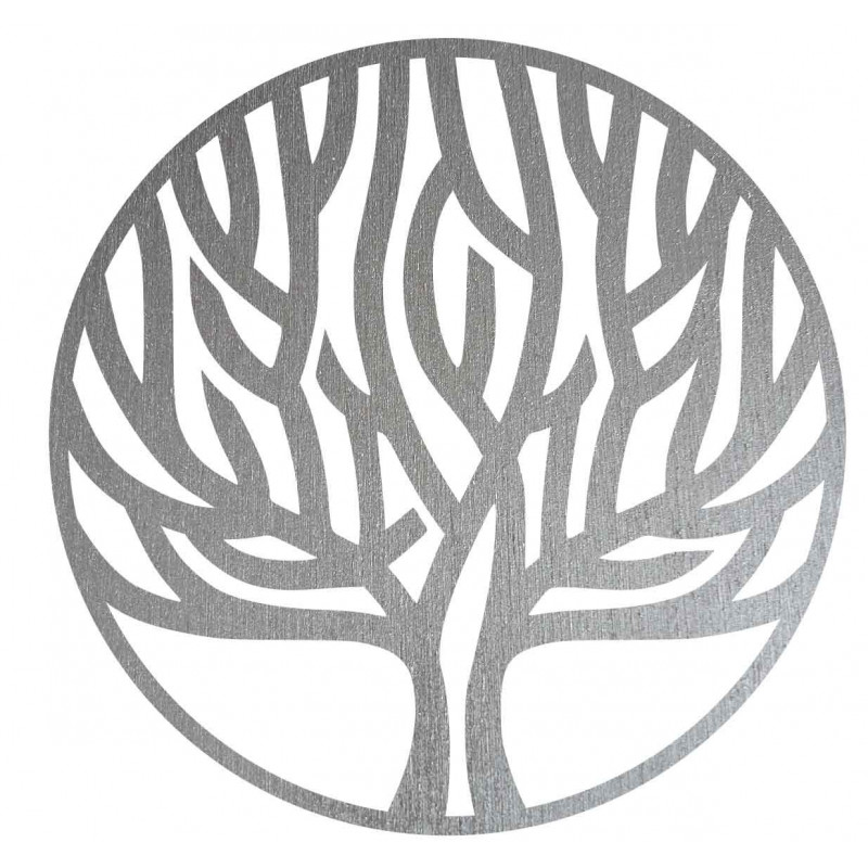 Stilisiertes Holzbild Baum des Lebens - HELFOOLL
