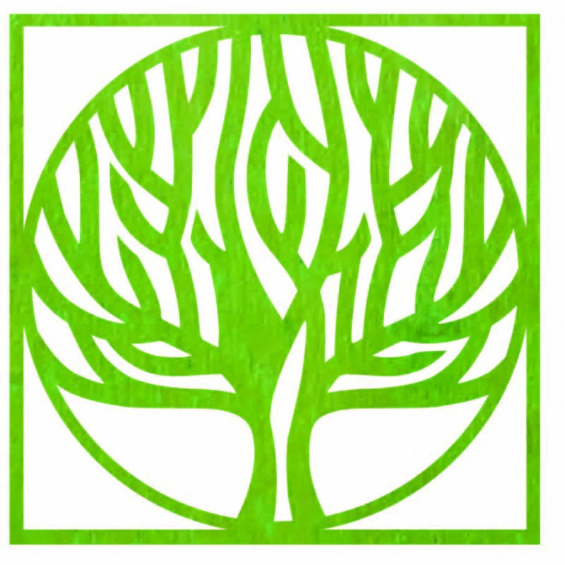 Wandbild Baum in Rahmen aus Holz UASVED