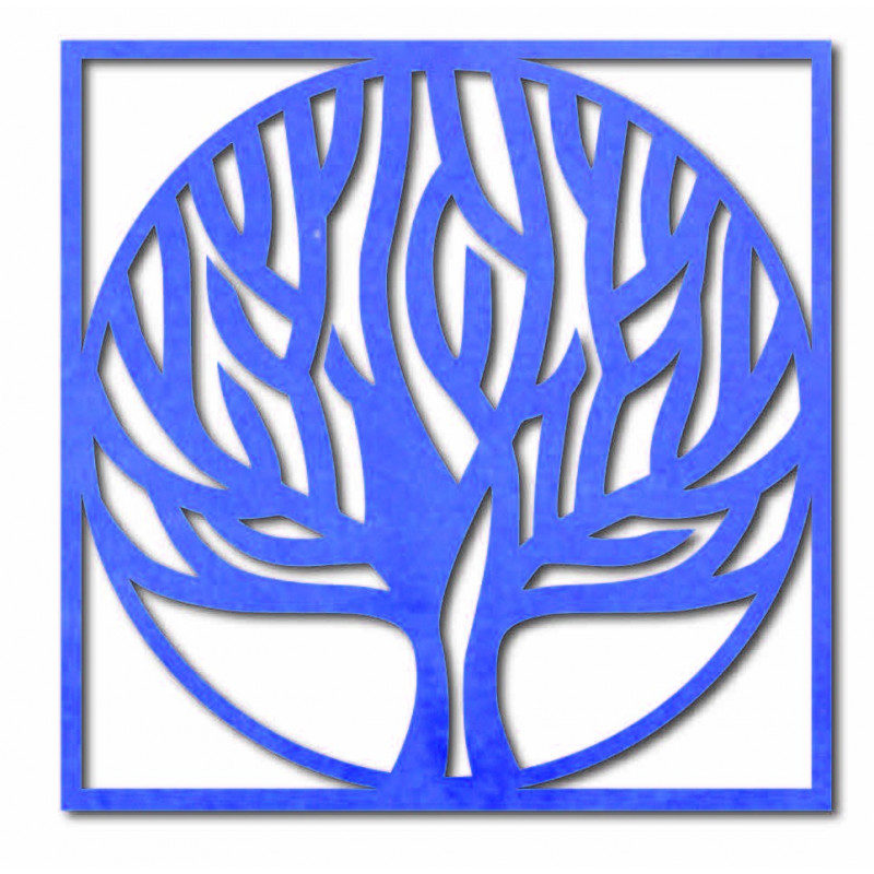 Wandbild Baum in Rahmen aus Holz UASVED