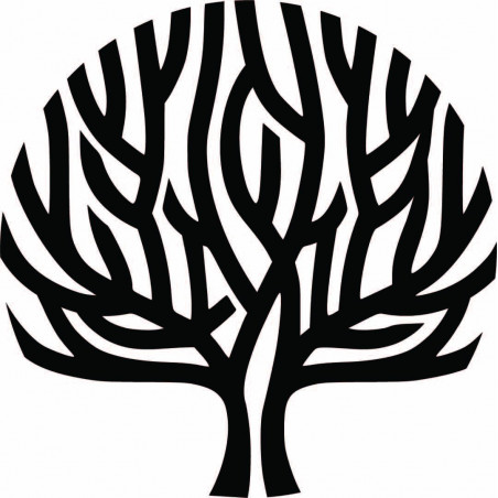 Modernes Holzwandbild Baum Wind im Geäst - SINGRO