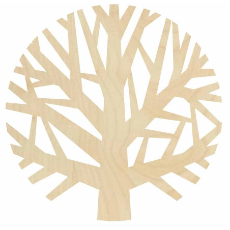 Hölzerner Wandmalbaum aus Sperrholz - GOGFOG II
