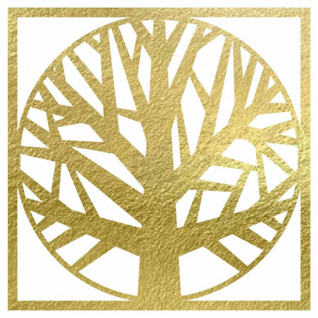 Holzbild eines Baumes in einem Rahmen - OMARF