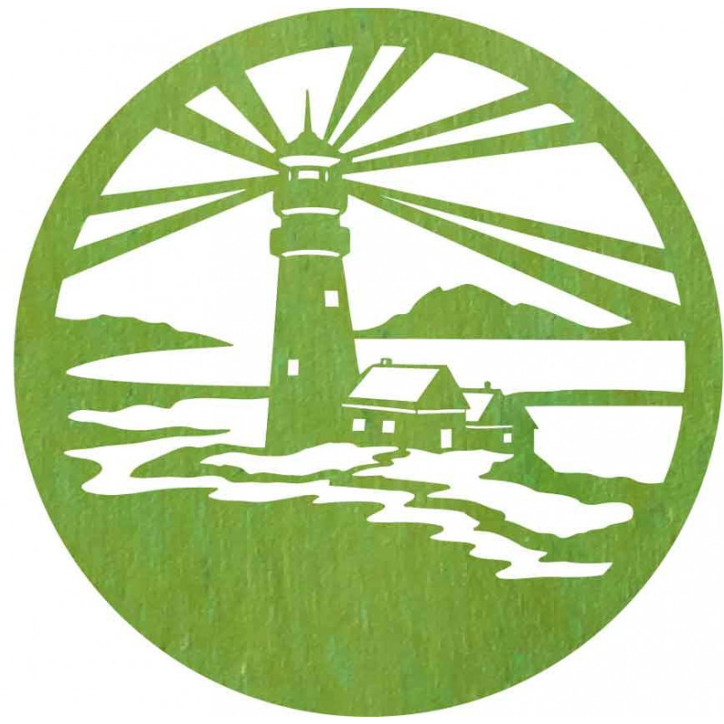 Sentop - Leuchtturm moderne Malerei an der Wand...