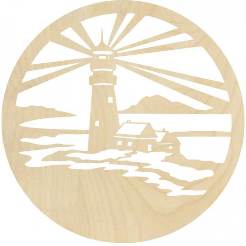 Sentop - Leuchtturm moderne Malerei an der Wand...