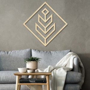 Modern painting on the wall - wooden decoration square DALYO | SENTOP