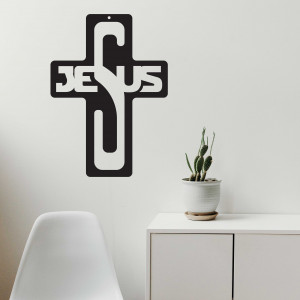 Holzdekoration - Jesus, Größe-260x187 mm