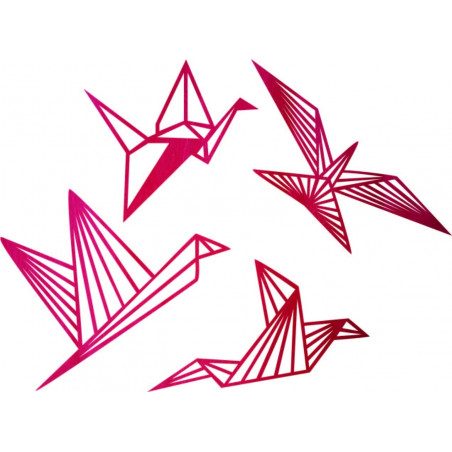 Modernes Wandbild - Freie Vögel 4 Stück - LIBERDADE