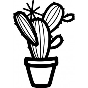 Stilvolles Wandgemälde - KAKTUS CARIS | SENTOP 2