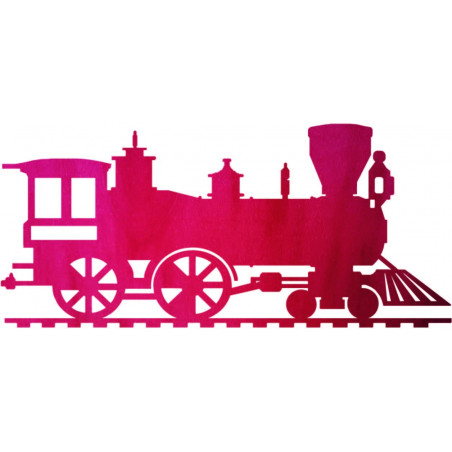 Holzwandbild Zug, Lokomotive - THOMAS