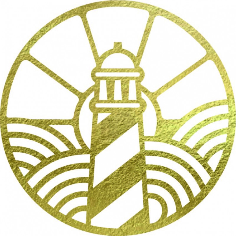 Holzbild mit Leuchtturmmotiv - FEDRO