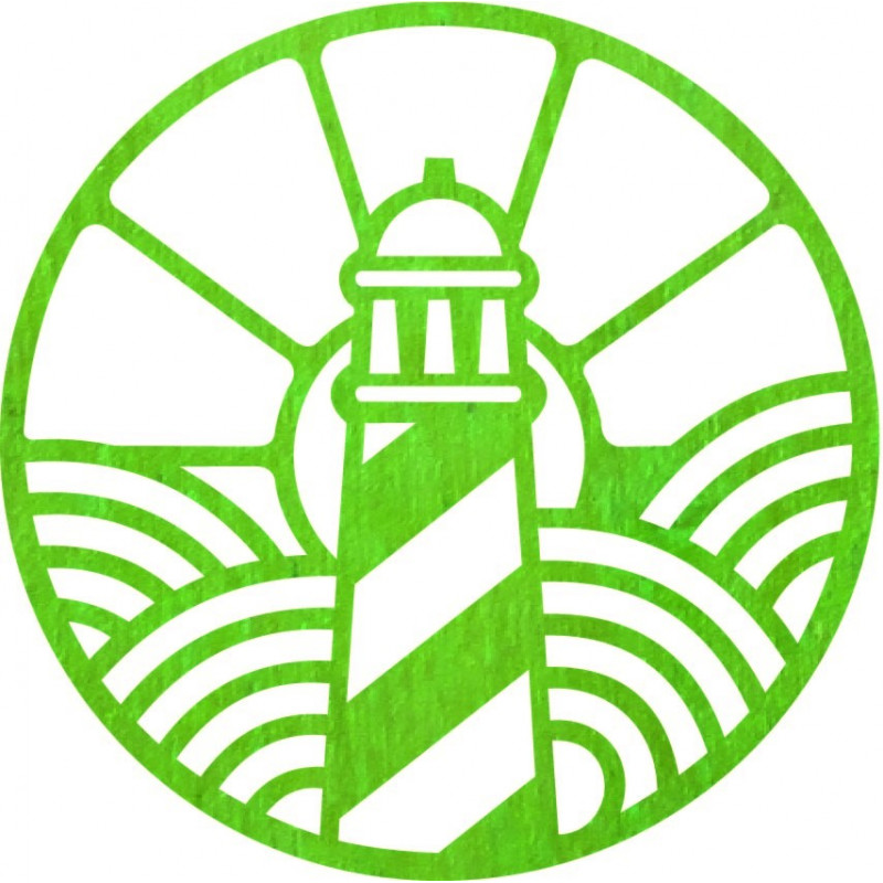 Holzbild mit Leuchtturmmotiv - FEDRO