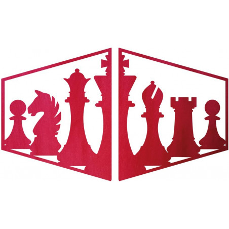 Elegantes Gemälde an der Wand einer Schachfigur - MIVAL | SENTOP