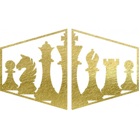 Elegantes Gemälde an der Wand einer Schachfigur - MIVAL | SENTOP