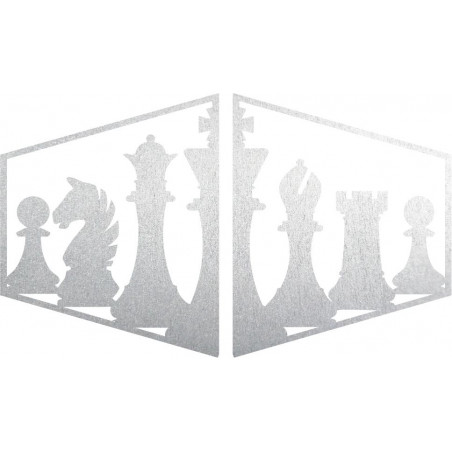 Elegantes Gemälde an der Wand einer Schachfigur - MIVAL | SENTOP