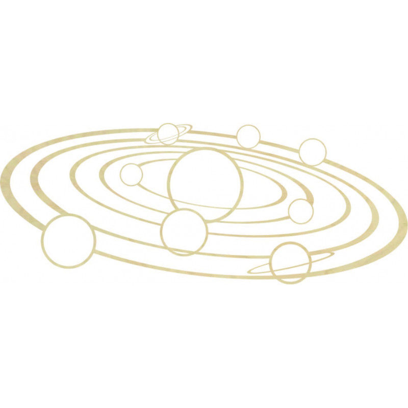 Moderne Wandkunst Sonnensystem - SOLAR