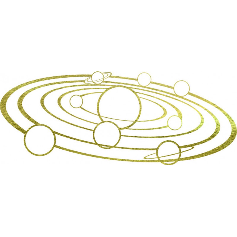 Moderne Wandkunst Sonnensystem - SOLAR