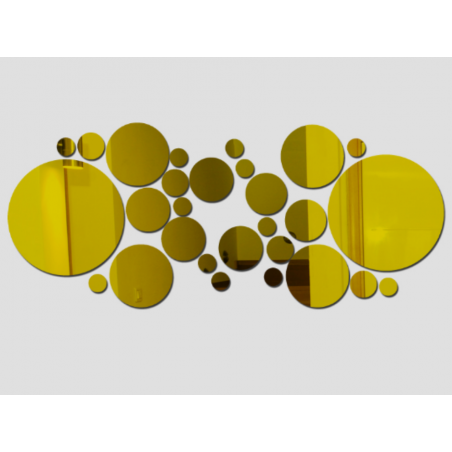 Dekorative Spiegel. Spiegel Wandaufkleber, als Bild oder Dekoration, 3d Acryl Aufkleber