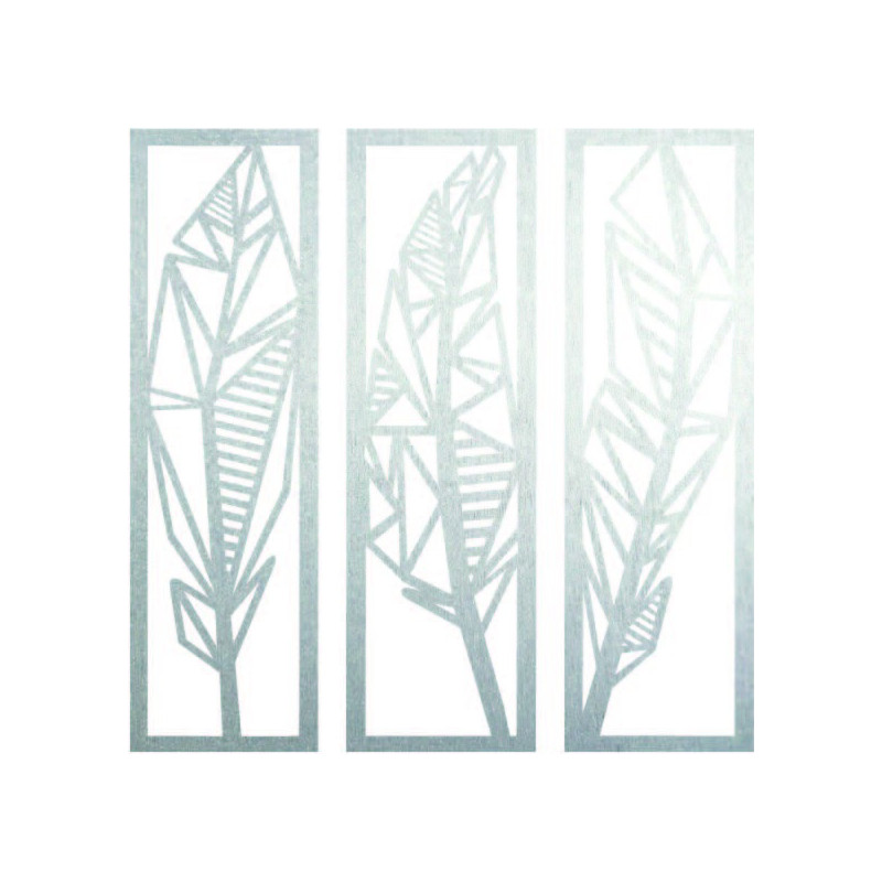 Modernes dreiteiliges Gemälde Bananenblätter -...