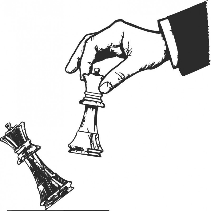 Elegantes zweiteiliges Malschachdesign -...