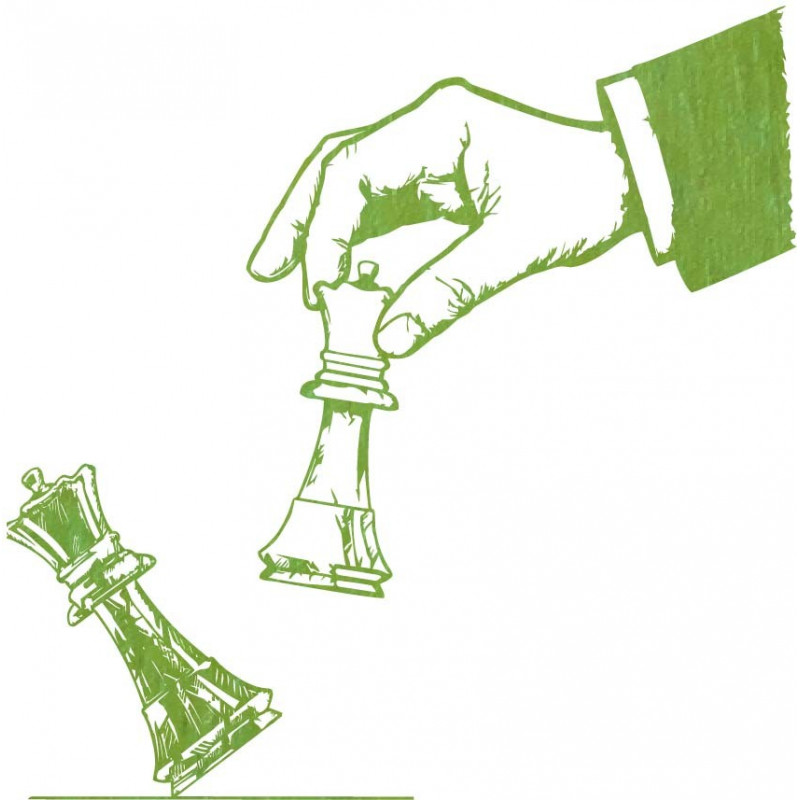 Elegantes zweiteiliges Malschachdesign -...