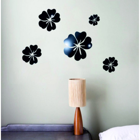 Dekorative Spiegel. Spiegelaufkleber für die Wand, als Bild oder Dekoration, 3D Acrylaufkleber