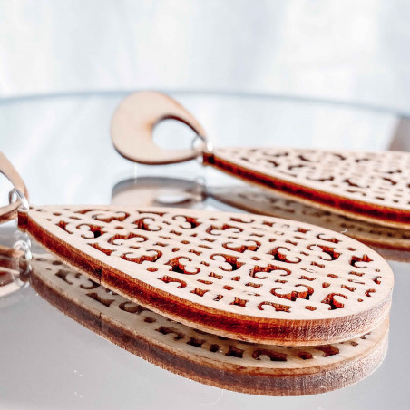 Ohrhänger aus Holz JULIEN - MONATY | SENTOP