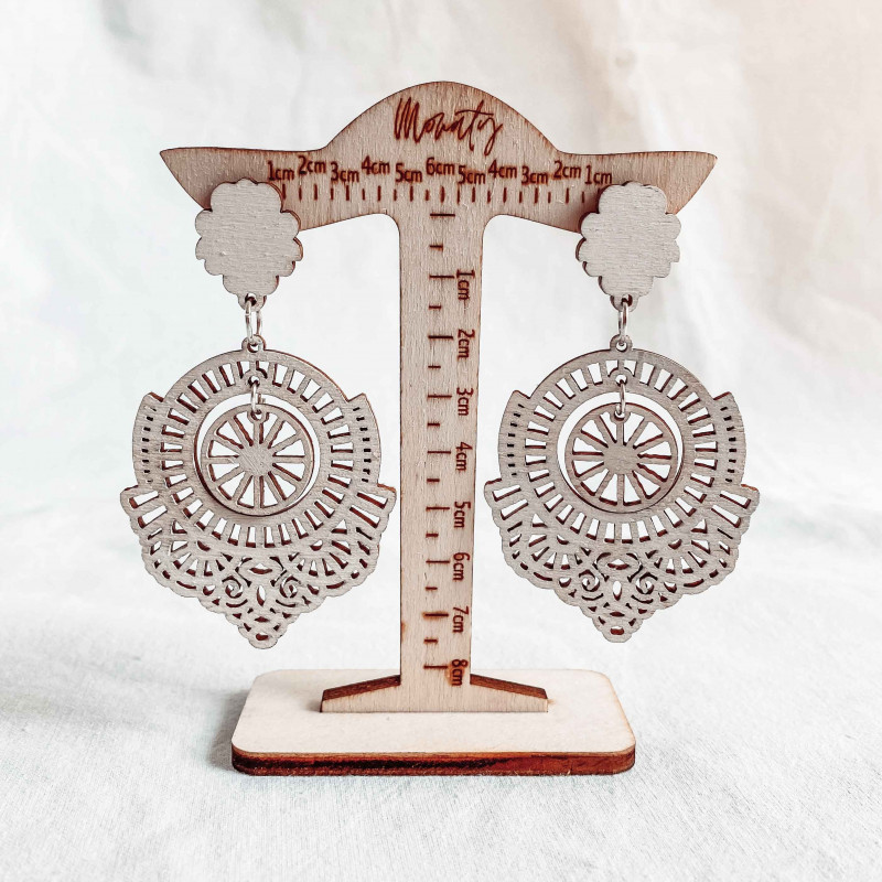 Ohrhänger aus Holz AVENTIS - MONATY | SENTOP