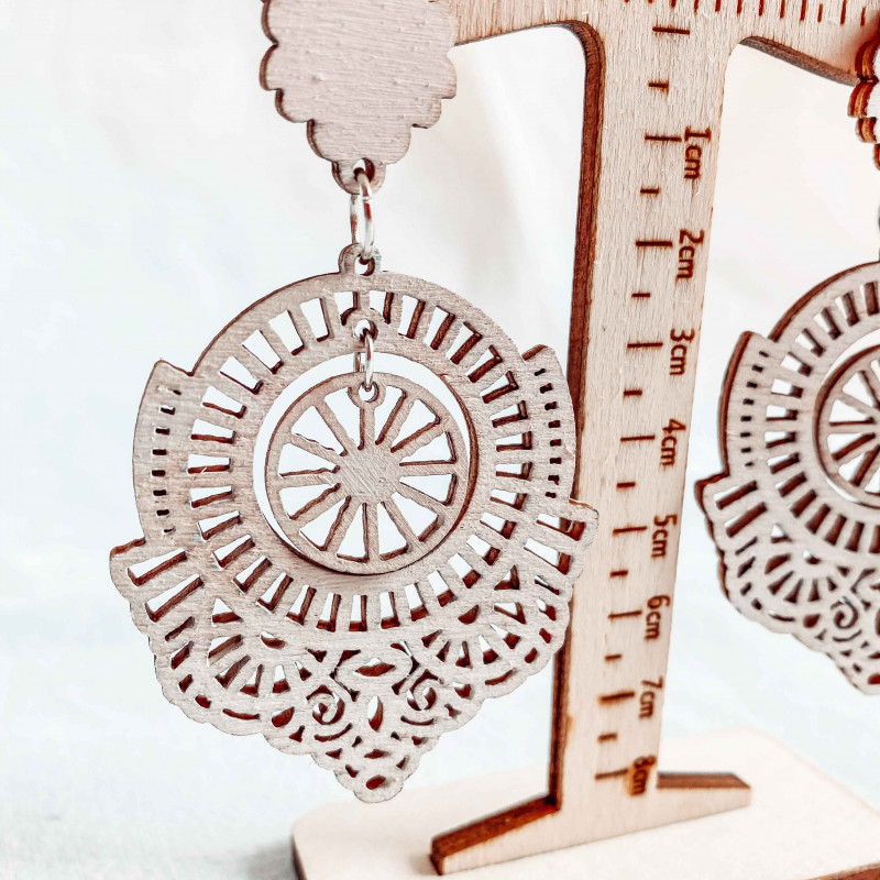 Ohrhänger aus Holz AVENTIS - MONATY | SENTOP