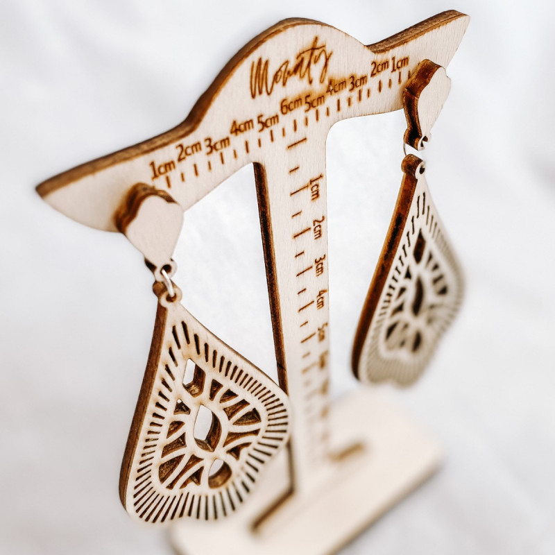 Ohrhänger aus Holz VALERY - MONATY | SENTOP